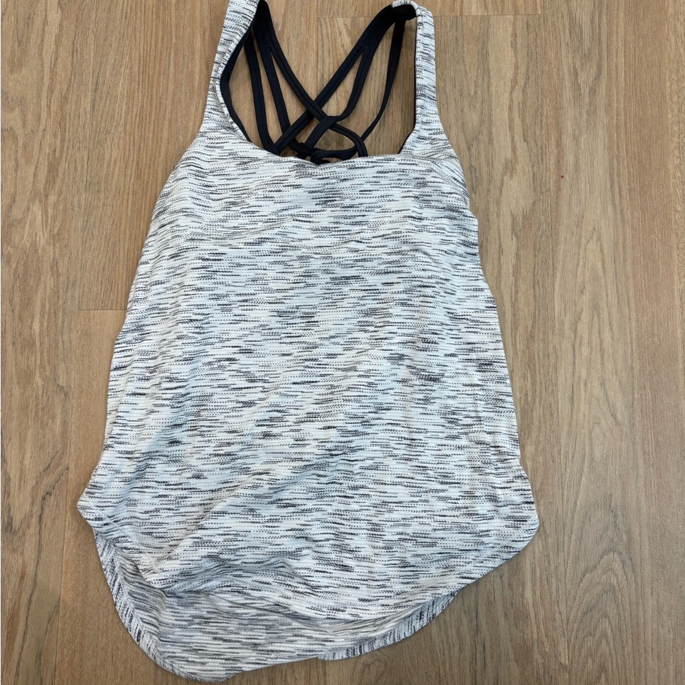 Lululemon Strappy Gray Tank Top